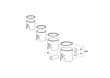 Eclaté piston IAME Mini 60